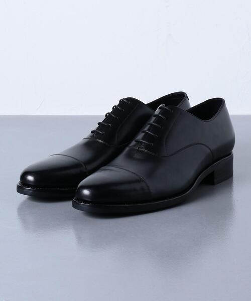 UNITED ARROWS(ユナイテッドアローズ)の「<UNITED ARROWS> レザー キャップトゥ(ドレスシューズ・メンズ・ダークブラウン/ブラック・7h/6h/6/8/9/9h/8h)」の2枚目の写真