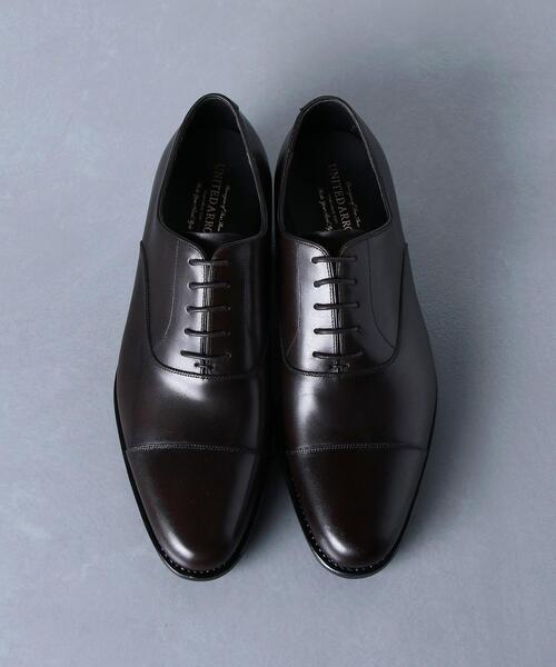 UNITED ARROWS(ユナイテッドアローズ)の「<UNITED ARROWS> レザー キャップトゥ(ドレスシューズ・メンズ・ダークブラウン/ブラック・7h/6h/6/8/9/9h/8h)」の4枚目の写真