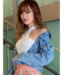 RESEXXY | ノースリワンショルチョーカートップス(ニット/セーター)