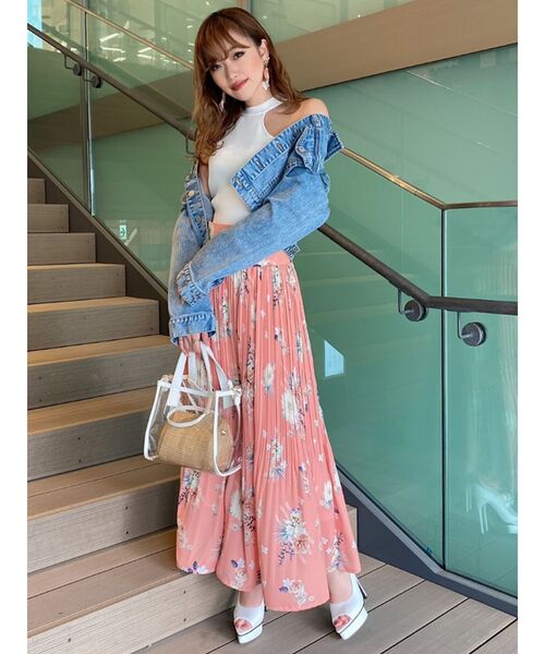 RESEXXY(リゼクシー)の「ノースリワンショルチョーカートップス(ニット/セーター・レディース・カーキ/ブルー/ホワイト/ブラック/モカ・FREE)」の7枚目の写真