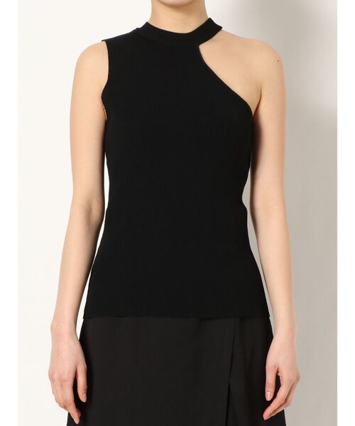 RESEXXY(リゼクシー)の「ノースリワンショルチョーカートップス(ニット/セーター・レディース・カーキ/ブルー/ホワイト/ブラック/モカ・FREE)」の15枚目の写真