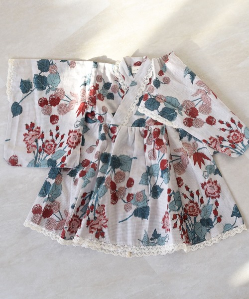 浴衣ドレス2点セット ひよこ商店（浴衣）｜utatane（ウタタネ）の