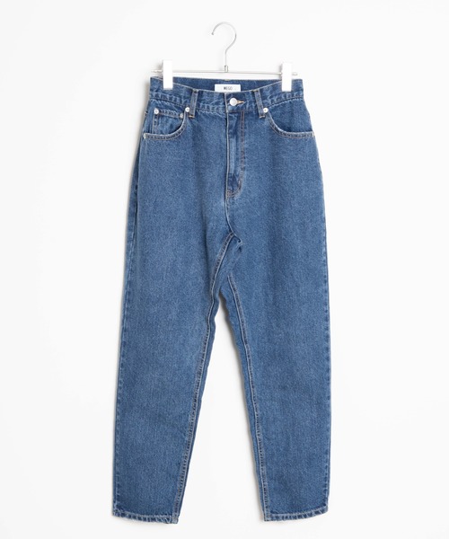 WEGO（ウィゴー）の「WEGO/デニムハイウエストスラウチパンツ（デニムパンツ・レディース・インディゴブルー・SMALL/MEDIUM）」の3枚目の写真