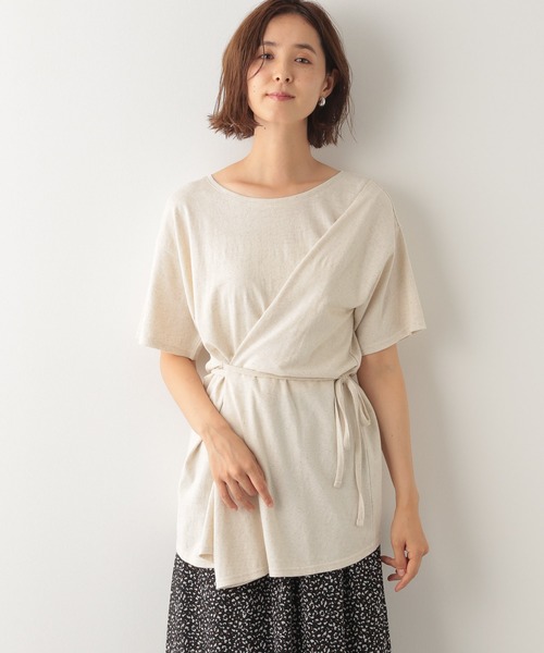 LEPSIM(レプシィム)の「アサコンムスビプルオーバー 891211(Tシャツ/カットソー)」|アイボリー