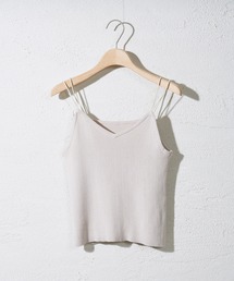 mystic | ゴムストラップニットキャミソール(キャミソール)