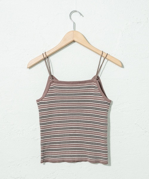 mystic（ミスティック）の「ゴムストラップニットキャミソール（キャミソール・レディース・アイボリー/ブラウン/モカ/ベージュ・FREE）」の19枚目の写真