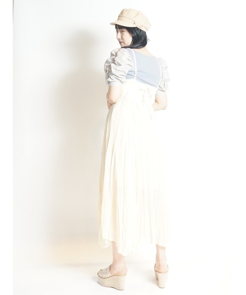 one way（ワンウェイ）の「ワッシャーシアーキャミワンピ（ワンピース・レディース・ピンク/ライトグレー/ベージュ/ブラック・FREE）」の8枚目の写真