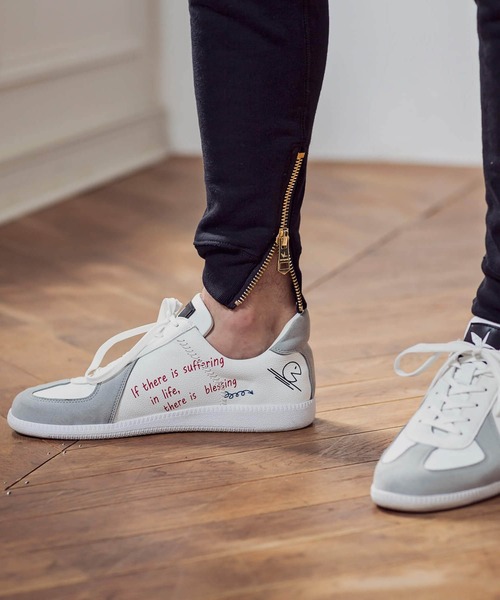 1piu1uguale3 RELAX（ウノピュウノウグァーレトレリラックス）の「1PIU1UGUALE3 RELAX(ウノピゥウノウグァーレトレ)ゴールドジョガーパンツ（その他パンツ・メンズ・ブラック・S/M/L/XL/XXL）」の8枚目の写真