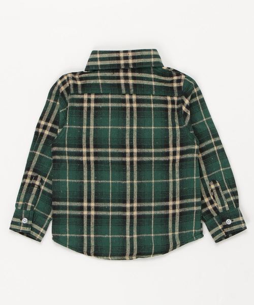 THE CASUAL（カジュアル）の「チェック 長袖 ネルシャツ キッズ（シャツ/ブラウス・キッズ・G/E/C/D/B/A/F/H・140cm/110cm/160cm/130cm/150cm/120cm）」の9枚目の写真
