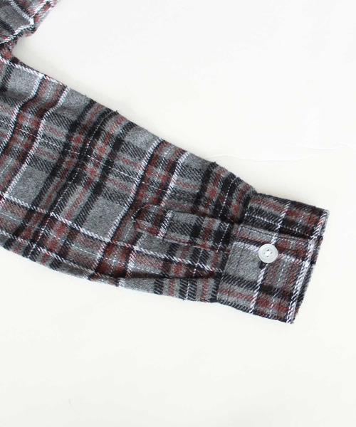 THE CASUAL（カジュアル）の「チェック 長袖 ネルシャツ キッズ（シャツ/ブラウス・キッズ・G/E/C/D/B/A/F/H・140cm/110cm/160cm/130cm/150cm/120cm）」の12枚目の写真