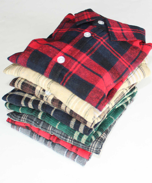 THE CASUAL（カジュアル）の「チェック 長袖 ネルシャツ キッズ（シャツ/ブラウス・キッズ・G/E/C/D/B/A/F/H・140cm/110cm/160cm/130cm/150cm/120cm）」の16枚目の写真