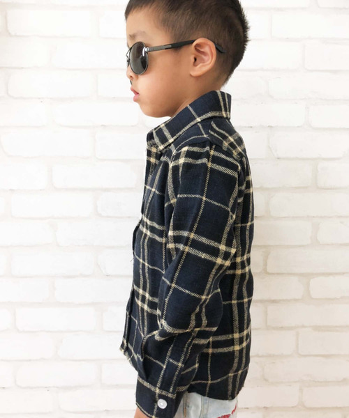 THE CASUAL（カジュアル）の「チェック 長袖 ネルシャツ キッズ（シャツ/ブラウス・キッズ・G/E/C/D/B/A/F/H・140cm/110cm/160cm/130cm/150cm/120cm）」の18枚目の写真