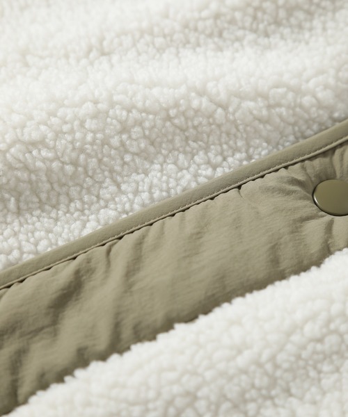 ADAM ET ROPE'（アダムエロペ）の「GERRYリバーシブルボアコート（その他アウター・レディース・ブラック/オフホワイト・FREE）」の16枚目の写真