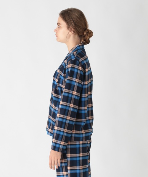 bijorie（ビジュリィ）の「ネルチェックパジャマ／長袖（ルームウェア/パジャマ・レディース・ブルー/グリーン・FREE）」の17枚目の写真
