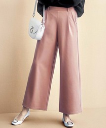 あったか美脚ストレッチワイドパンツ