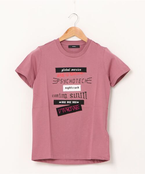 20-60代 人気ファッションブランド DIESEL（ディーゼル）の「レディース Tシャツ グラフィック トップス