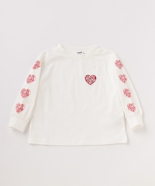 セール ハートロゴオーバーサイズtシャツ Tシャツ カットソー X Girl Stages エックスガールステージス のファッション通販 Zozotown