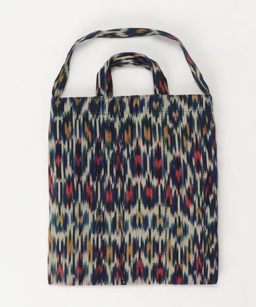 TIME WILL TELL WORKS（タイムウィルテルワークス）の「IKAT TOTE BAG / イカットトートバッグ（トートバッグ・レディース・レオパード/ピンク系その他/ブルー系その他2・ONE SIZE）」の3枚目の写真