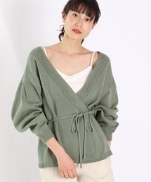 LOWRYS FARM | カシュクールカーディガンＬＳ　931876(ニット/セーター)