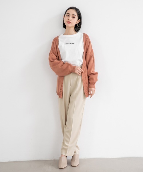 LOWRYS FARM（ローリーズファーム）の「カシュクールカーディガンＬＳ　931876（ニット/セーター・レディース・ブラウン/グリーン/アイボリー・FREE）」の16枚目の写真