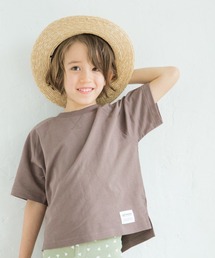 pairmanon（ペアマノン）の「【春スウェットコットン100%】無地スウェット半袖Tシャツ（Tシャツ/カットソー・キッズ）」