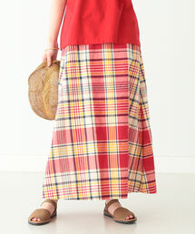 BEAMS BOY | BEAMS BOY / マドラスチェック Aライン スカート(スカート)
