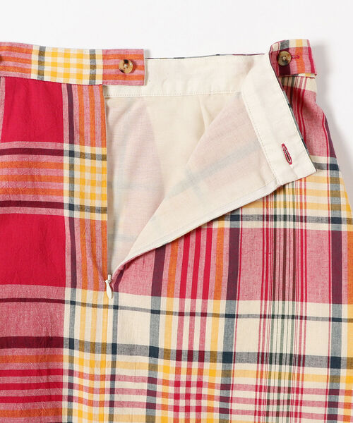 BEAMS BOY（ビームスボーイ）の「BEAMS BOY / マドラスチェック Aライン スカート（スカート・レディース・レッド/ダークグリーン/ブルー・ONE SIZE）」の17枚目の写真