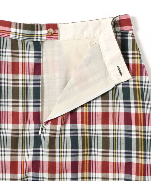 BEAMS BOY（ビームスボーイ）の「BEAMS BOY / マドラスチェック Aライン スカート（スカート・レディース・レッド/ダークグリーン/ブルー・ONE SIZE）」の20枚目の写真