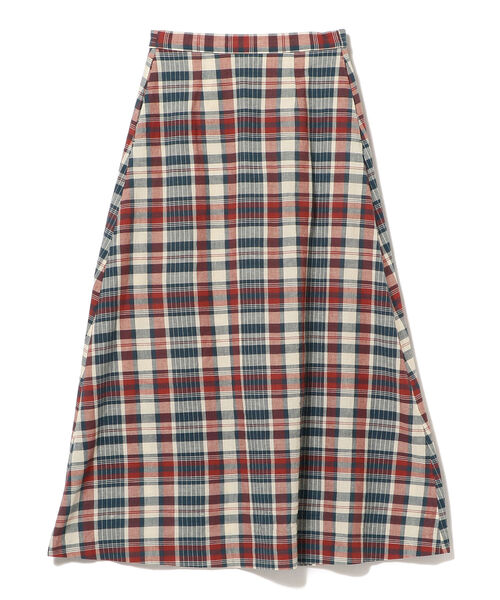 BEAMS BOY（ビームスボーイ）の「BEAMS BOY / マドラスチェック Aライン スカート（スカート・レディース・レッド/ダークグリーン/ブルー・ONE SIZE）」の22枚目の写真