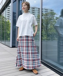 BEAMS BOY | BEAMS BOY / マドラスチェック Aライン スカート(スカート)