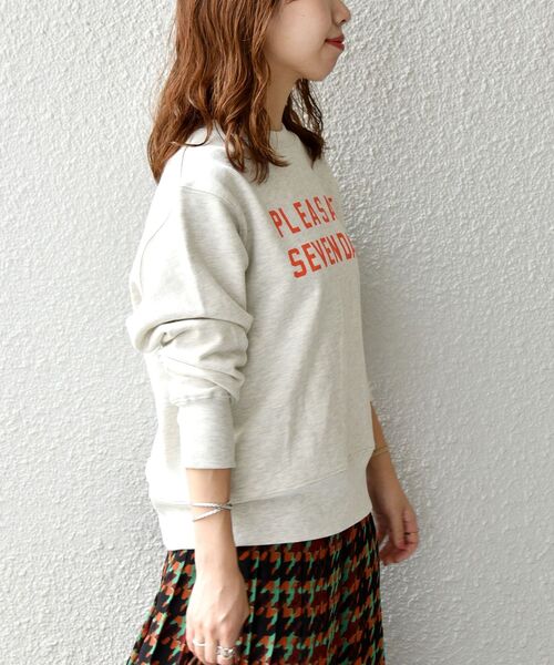 「SHIPS any」 スウェットカットソー ONE SIZE グレー レディース SHIPS any 「SHIPS any」 スウェットカットソー ONE SIZE グレー