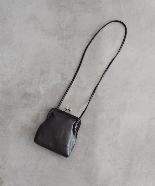 epnok（エプノック）の「がま口ポシェット（ショルダーバッグ・メンズ・ブラック/ダークブラウン/グレイッシュベージュ・FREE）」の18枚目の写真