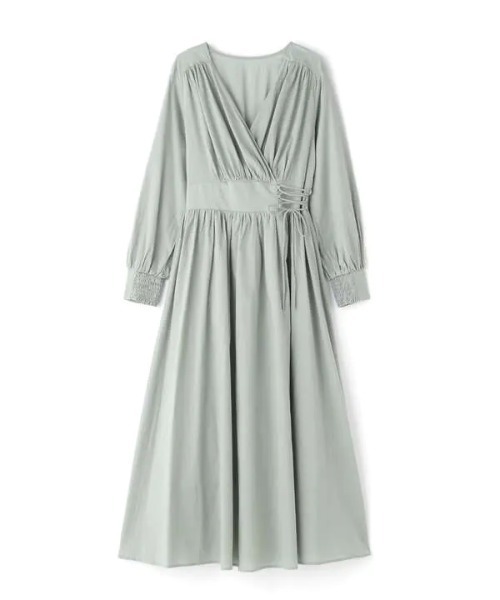 N.（N. Natural Beauty Basic）（エヌエヌナチュラルビューティーベーシック）の「◆コットンローンカシュレースアップワンピース（ワンピース・レディース・ブラック/モカ/ラベンダー/ライトグリーン・MEDIUM）」の18枚目の写真