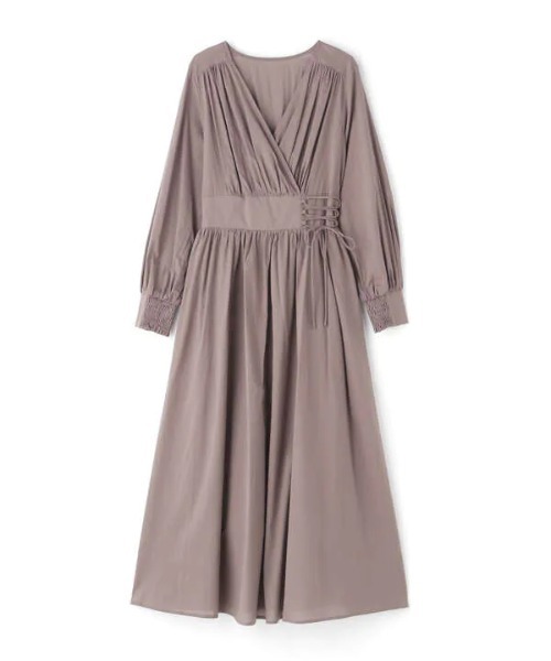 N.（N. Natural Beauty Basic）（エヌエヌナチュラルビューティーベーシック）の「◆コットンローンカシュレースアップワンピース（ワンピース・レディース・ブラック/モカ/ラベンダー/ライトグリーン・MEDIUM）」の15枚目の写真