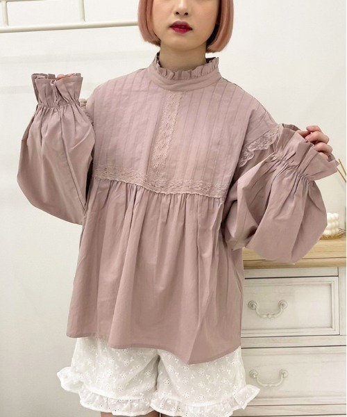 apres jour(アプレジュール)の「フリルネックピンタックブラウス【ZOZOTOWN限定アイテム】(シャツ/ブラウス・レディース・ブラック/ピンク系その他/オフホワイト・フリー/X-LARGE)」の14枚目の写真
