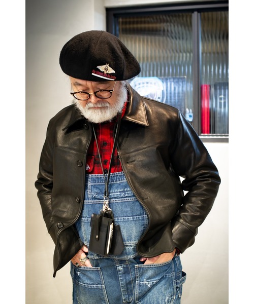 SEVESKIG（セヴシグ）の「SEVESKIG/セヴシグ/レザーカーコート