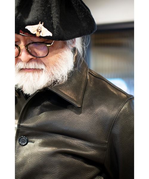 SEVESKIG（セヴシグ）の「SEVESKIG/セヴシグ/レザーカーコート