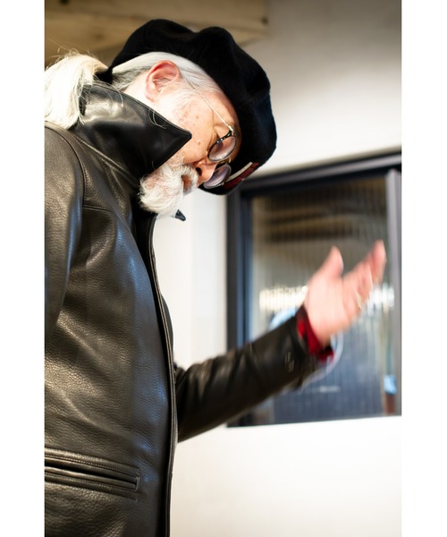 SEVESKIG（セヴシグ）の「SEVESKIG/セヴシグ/レザーカーコート