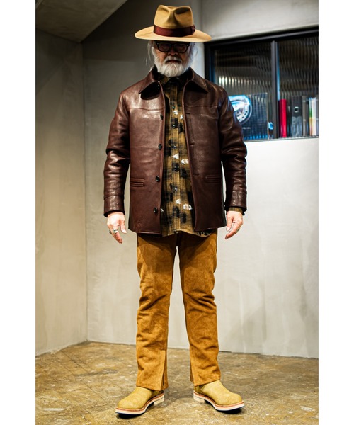 SEVESKIG（セヴシグ）の「SEVESKIG/セヴシグ/レザーカーコート