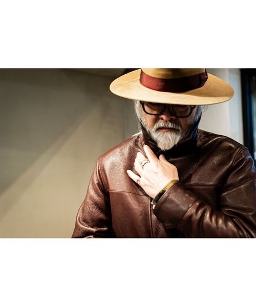 SEVESKIG（セヴシグ）の「SEVESKIG/セヴシグ/レザーカーコート