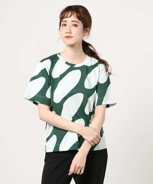 Linn　Marimekkoマリメッコ⭐Tシャツ2点おまとめ marimekko（マリメッコ）の「【Unikko 60Th Anniversary