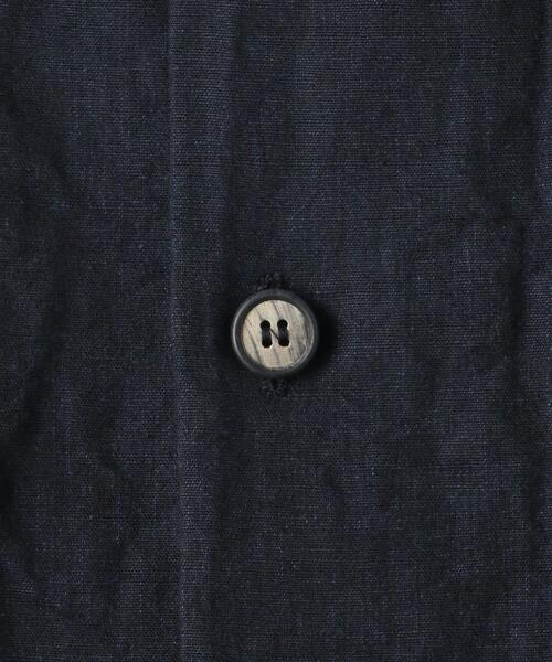 BERGFABEL(ベルグファベル)の「<Bergfabel (ベルグファベル) > リネン/コットン ワークシャツ(シャツ/ブラウス・メンズ・ネイビー・46/48)」の6枚目の写真
