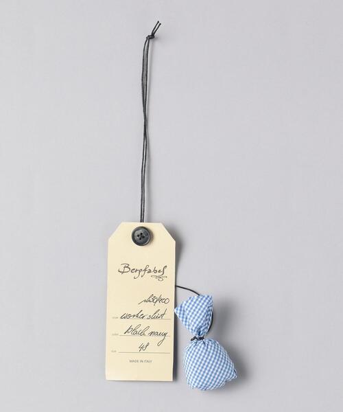 BERGFABEL(ベルグファベル)の「<Bergfabel (ベルグファベル) > リネン/コットン ワークシャツ(シャツ/ブラウス・メンズ・ネイビー・46/48)」の7枚目の写真