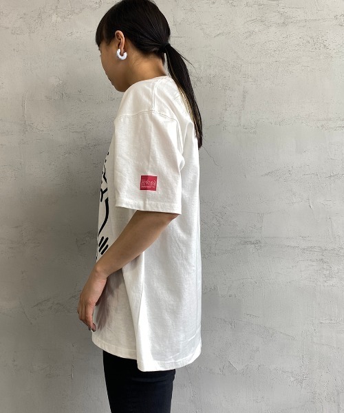 Manhattan Portage（マンハッタンポーテージ）の「[MANHATTAN PORTAGE/マンハッタンポーテージ] Keith Haring/キースへリング アートプリントT（Tシャツ/カットソー・レディース・ホワイト・M/L）」の10枚目の写真