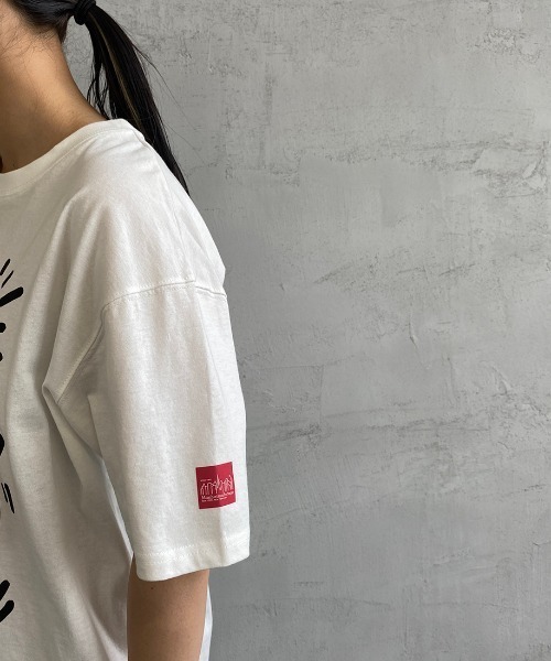 Manhattan Portage（マンハッタンポーテージ）の「[MANHATTAN PORTAGE/マンハッタンポーテージ] Keith Haring/キースへリング アートプリントT（Tシャツ/カットソー・レディース・ホワイト・M/L）」の7枚目の写真