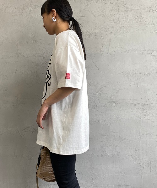 Manhattan Portage（マンハッタンポーテージ）の「[MANHATTAN PORTAGE/マンハッタンポーテージ] Keith Haring/キースへリング アートプリントT（Tシャツ/カットソー・レディース・ホワイト・M/L）」の8枚目の写真
