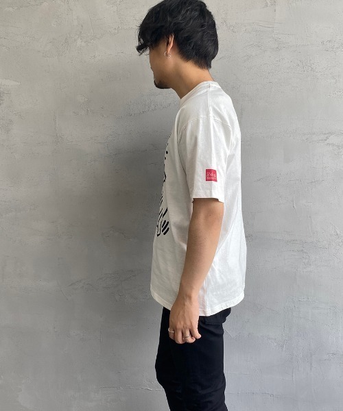 Manhattan Portage（マンハッタンポーテージ）の「[MANHATTAN PORTAGE/マンハッタンポーテージ] Keith Haring/キースへリング アートプリントT（Tシャツ/カットソー・レディース・ホワイト・M/L）」の16枚目の写真