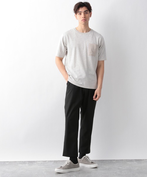 GLOBAL WORK（グローバルワーク）の「冷感マルチファンクションT/928147（Tシャツ/カットソー・メンズ・グレー系その他6/ホワイト/ブラック/ライトグレー/ベージュ/ミント・SMALL/X-LARGE/MEDIUM/LARGE）」の22枚目の写真