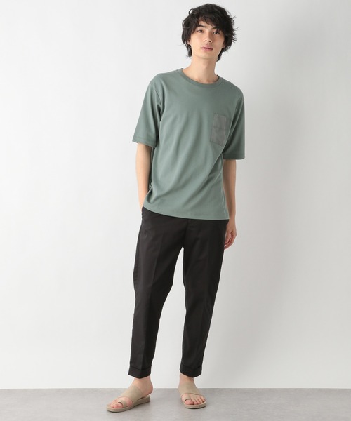 GLOBAL WORK（グローバルワーク）の「冷感マルチファンクションT/928147（Tシャツ/カットソー・メンズ・グレー系その他6/ホワイト/ブラック/ライトグレー/ベージュ/ミント・SMALL/X-LARGE/MEDIUM/LARGE）」の11枚目の写真