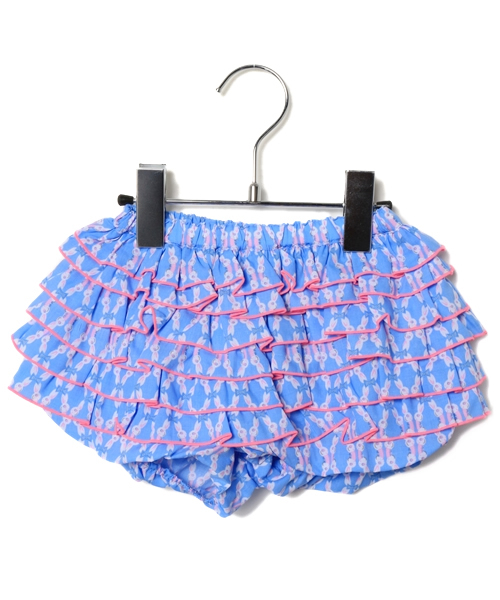 fafa(フェフェ)の「NEPHELI | フリルブルマー(その他パンツ・キッズ・ブルー/パープル/ピンク・80/90)」の2枚目の写真